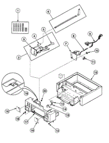 Control Cabinet parts for Speed Queen Dryer SSGZ19WF from AppliancePartsPros.com