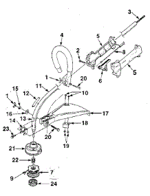 Figure 2 parts for Homelite Gas Line Trimmer ST-155 from AppliancePartsPros.com