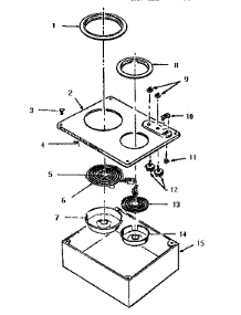 St2 Body (St2) parts for Thermador Electric Cooktop ST12 from AppliancePartsPros.com