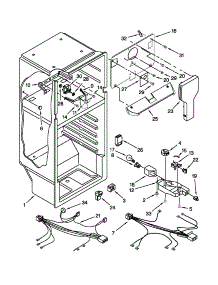 Liner Parts parts for Kirkland Top-Mount Refrigerator ST14CKXSQ02 from AppliancePartsPros.com