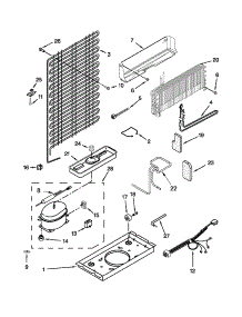 Unit Parts parts for Kirkland Top-Mount Refrigerator ST14CKXSQ02 from AppliancePartsPros.com