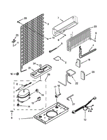 Unit Parts parts for Kirkland Top-Mount Refrigerator ST14CKXSQ03 from AppliancePartsPros.com
