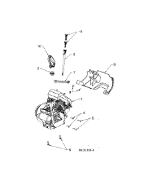 Engine Assembly parts for Husqvarna Gas Snowblower ST151-96183000405 from AppliancePartsPros.com