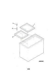 Door parts for Crosley Chest Freezer ST20G2 from AppliancePartsPros.com