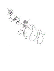 Pulleys / Belts parts for Husqvarna Gas Snowblower ST224-96193009602 from AppliancePartsPros.com