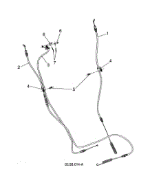 Control Cable - Drive / Auger / Speed parts for Husqvarna Gas Snowblower ST224-96193009603 from AppliancePartsPros.com