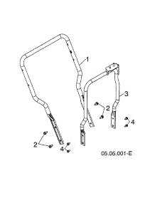 Lower Handle parts for Husqvarna Gas Snowblower ST224-96193009603 from AppliancePartsPros.com