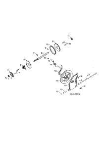 Pulley / Friction Swing Plate parts for Husqvarna Gas Snowblower ST224-96193009603 from AppliancePartsPros.com