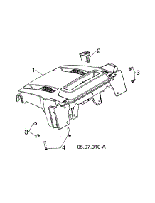 Console Base parts for Husqvarna Gas Snowblower ST224-96193009604 from AppliancePartsPros.com
