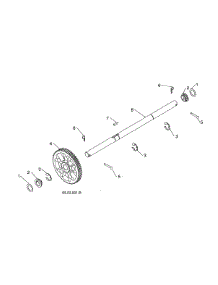 Axle / Gear parts for Husqvarna Gas Snowblower ST224-96193009604 from AppliancePartsPros.com