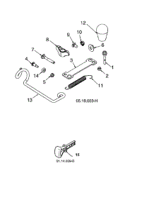 Bag Of Parts parts for Husqvarna Gas Snowblower ST224-96193009604 from AppliancePartsPros.com