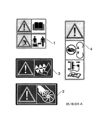 Decals parts for Husqvarna Gas Snowblower ST224-96193009604 from AppliancePartsPros.com