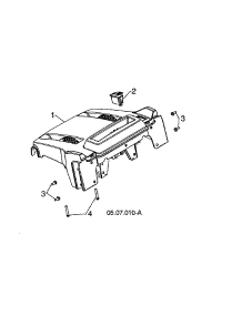 Console Base parts for Husqvarna Gas Snowblower ST224-96193009605 from AppliancePartsPros.com