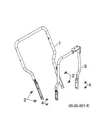 Lower Handle parts for Husqvarna Gas Snowblower ST224-96193009605 from AppliancePartsPros.com