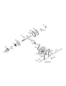 Drive parts for Husqvarna Gas Snowblower ST224-96193009605 from AppliancePartsPros.com