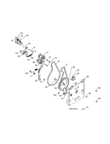Drive & Impeller Belts / Pulley parts for Husqvarna Gas Snowblower ST224-96193009605 from AppliancePartsPros.com