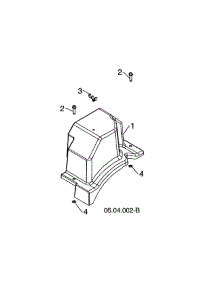 Belt Cover parts for Husqvarna Gas Snowblower ST224-96193009605 from AppliancePartsPros.com