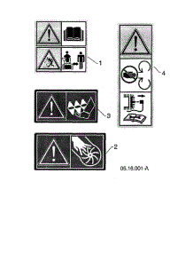 Decals parts for Husqvarna Gas Snowblower ST224-96193009605 from AppliancePartsPros.com