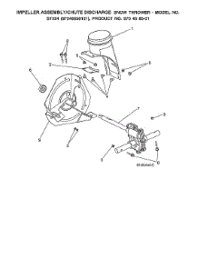 Impeller Assy / Chute Discharge parts for Husqvarna Gas Snowblower ST224-970528602 from AppliancePartsPros.com
