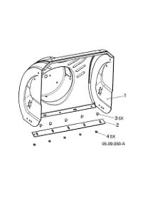 Auger Housing parts for Husqvarna Gas Snowblower ST224P-96193012204 from AppliancePartsPros.com
