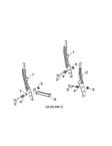 Speed / Defl & Chute Lever Controls parts for Husqvarna Gas Snowblower ST224P-96193012204 from AppliancePartsPros.com