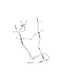Drive & Auger Cable Controls parts for Husqvarna Gas Snowblower ST224P-96193012204 from AppliancePartsPros.com