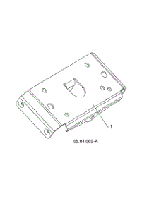 Small Mount Plate parts for Husqvarna Gas Snowblower ST224P-96193012204 from AppliancePartsPros.com