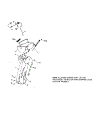 Chute Deflector parts for Husqvarna Gas Snowblower ST227P-96193009702 from AppliancePartsPros.com