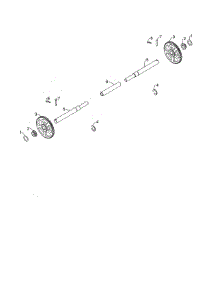 Axle Shaft parts for Husqvarna Gas Snowblower ST227P-96193009702 from AppliancePartsPros.com