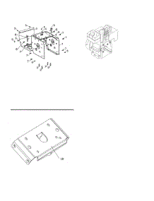 Engine / Frame / Mounting Plate parts for Husqvarna Gas Snowblower ST227P-96193009702 from AppliancePartsPros.com