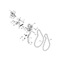 Pulleys / Belts parts for Husqvarna Gas Snowblower ST227P-96193009702 from AppliancePartsPros.com