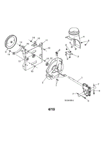 Gearbox / Impeller parts for Husqvarna Gas Snowblower ST227P-96193009703 from AppliancePartsPros.com