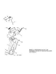 Chute & Deflector Weldments parts for Husqvarna Gas Snowblower ST227P-96193009703 from AppliancePartsPros.com