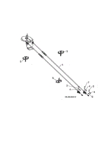 Rotator Cable parts for Husqvarna Gas Snowblower ST227P-96193009703 from AppliancePartsPros.com