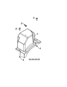Belt Cover parts for Husqvarna Gas Snowblower ST227P-96193009703 from AppliancePartsPros.com