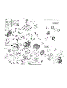 Engine, Lct 585335703 parts for Husqvarna Gas Snowblower ST227P-96193009703 from AppliancePartsPros.com