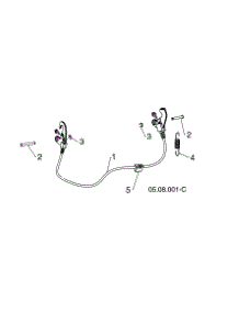 Interlock Cable parts for Husqvarna Gas Snowblower ST227P-96193009705 from AppliancePartsPros.com