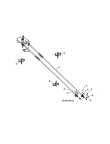 Rotator Cable parts for Husqvarna Gas Snowblower ST227P-96193009705 from AppliancePartsPros.com