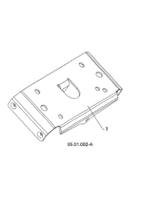 Small Mounting Plate parts for Husqvarna Gas Snowblower ST227P-96193009705 from AppliancePartsPros.com