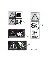 Decals parts for Husqvarna Gas Snowblower ST227P-96193009705 from AppliancePartsPros.com