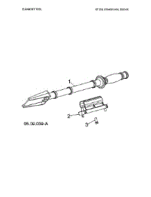 Cleanout Tool parts for Husqvarna Gas Snowblower ST230-97046910100 from AppliancePartsPros.com