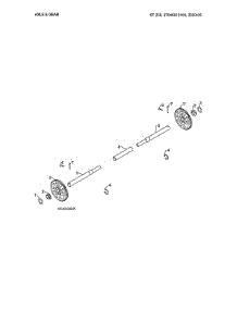 Axle & Gear parts for Husqvarna Gas Snowblower ST230-97046910100 from AppliancePartsPros.com