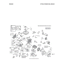 Engine parts for Husqvarna Gas Snowblower ST230-97046910100 from AppliancePartsPros.com
