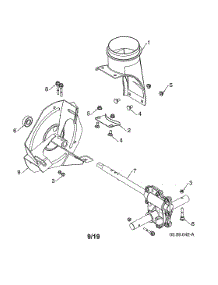 Chute / Gearbox / Impeller parts for Husqvarna Gas Snowblower ST230P-96193010106 from AppliancePartsPros.com