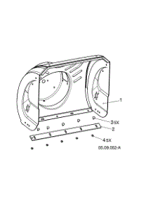 Auger Housing parts for Husqvarna Gas Snowblower ST230P-96193010106 from AppliancePartsPros.com