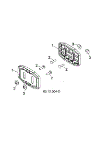 Skid Show parts for Husqvarna Gas Snowblower ST230P-96193010106 from AppliancePartsPros.com
