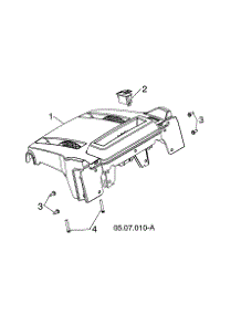 Console Base / Switch Grip parts for Husqvarna Gas Snowblower ST230P-96193010106 from AppliancePartsPros.com