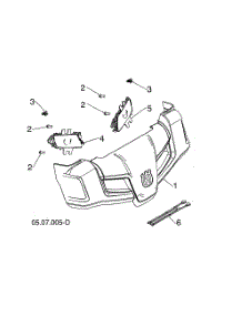 Console Cover / Wire Harness Light parts for Husqvarna Gas Snowblower ST230P-96193010106 from AppliancePartsPros.com