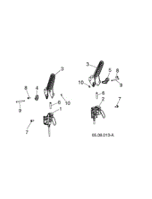 Power Steer Cables parts for Husqvarna Gas Snowblower ST230P-96193010106 from AppliancePartsPros.com