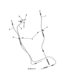 Cable Control Drive & Auger parts for Husqvarna Gas Snowblower ST230P-96193010106 from AppliancePartsPros.com